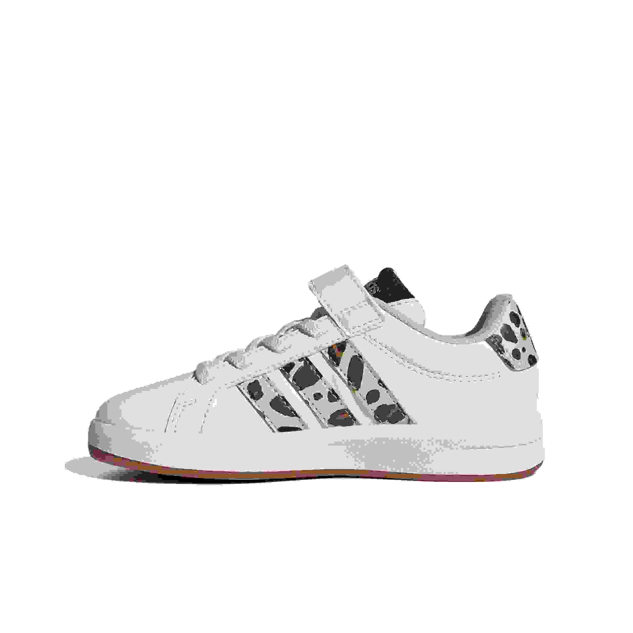 adidas Grand Court 3.0 Preschool Boys' "Core White/Crystal Linen/Aurora Coffee" Shoe